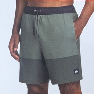Quiksilver Green Swim Trunks M